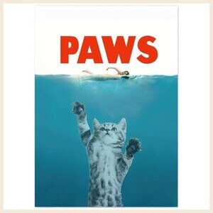 Paws Poster Jaws Poster Movie Poster Home Cinema Poster_166